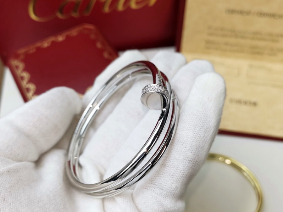 [Lucky Star]JUSTE BRACELET 3.5MM DOUBLE ROW DIAMOND