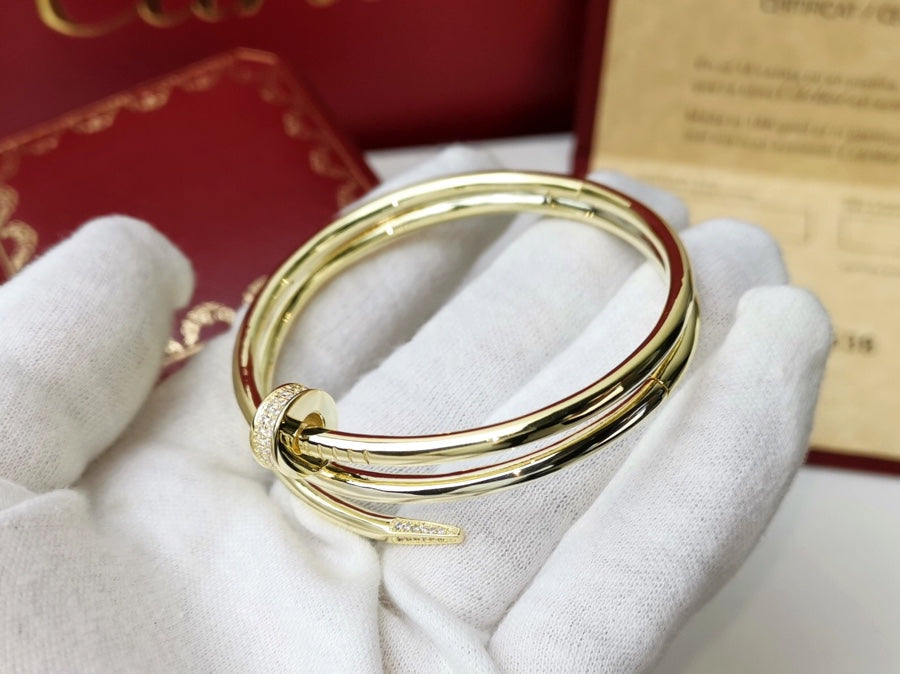 [Lucky Star]JUSTE BRACELET 3.5MM DOUBLE ROW DIAMOND