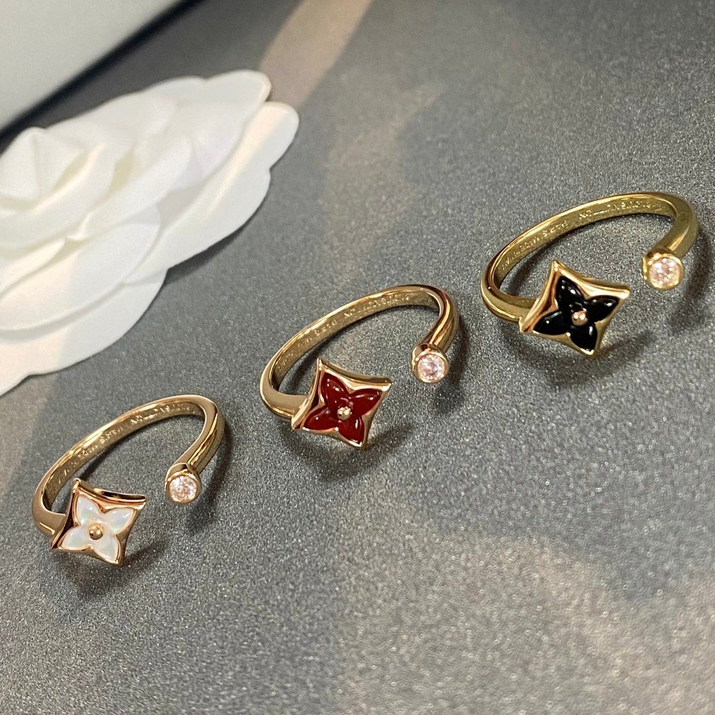 [Lucky Star]STAR 1 DIAMOND OPEN RING