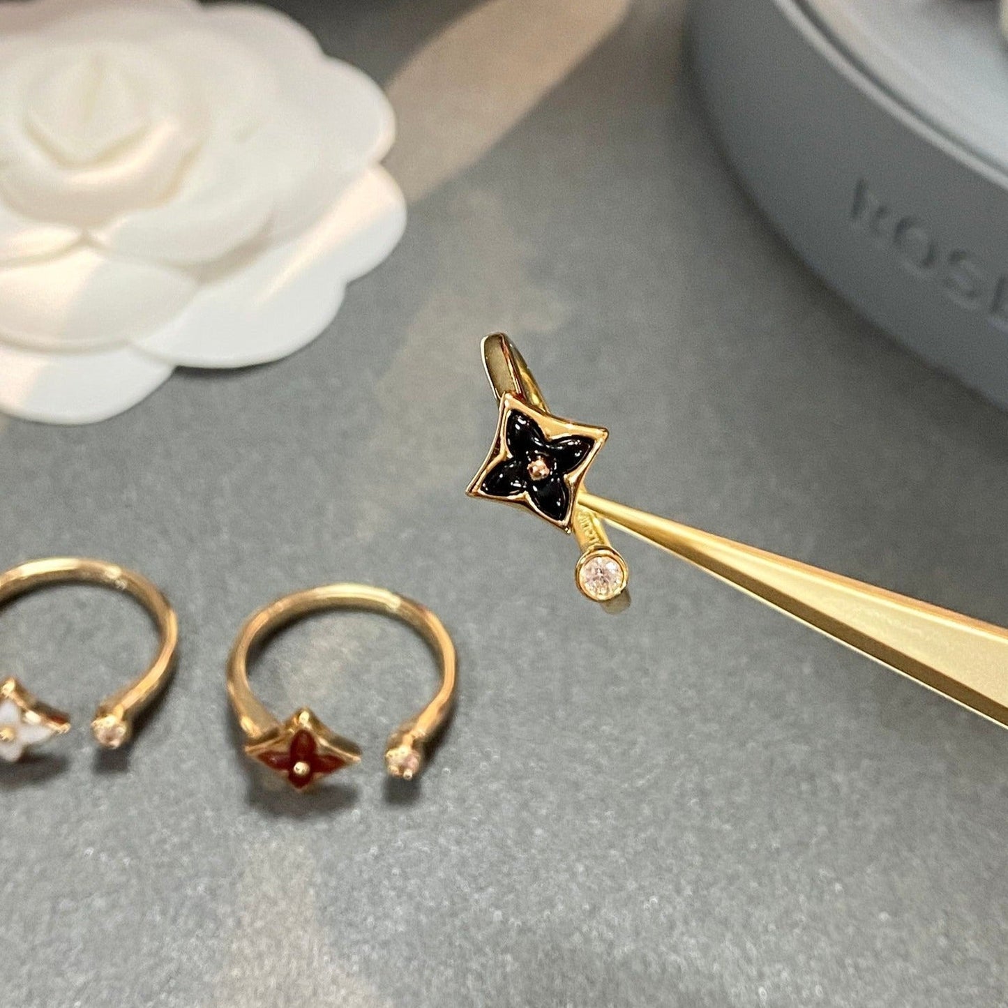 [Lucky Star]STAR 1 DIAMOND OPEN RING