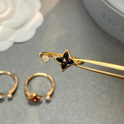 [Lucky Star]STAR 1 DIAMOND OPEN RING