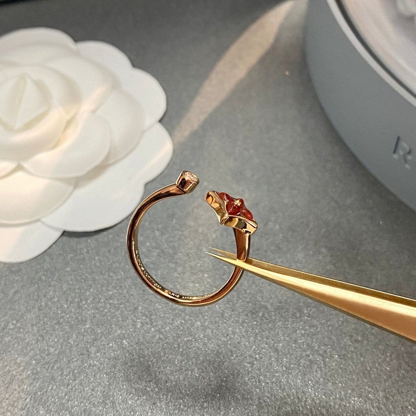 [Lucky Star]STAR 1 DIAMOND OPEN RING