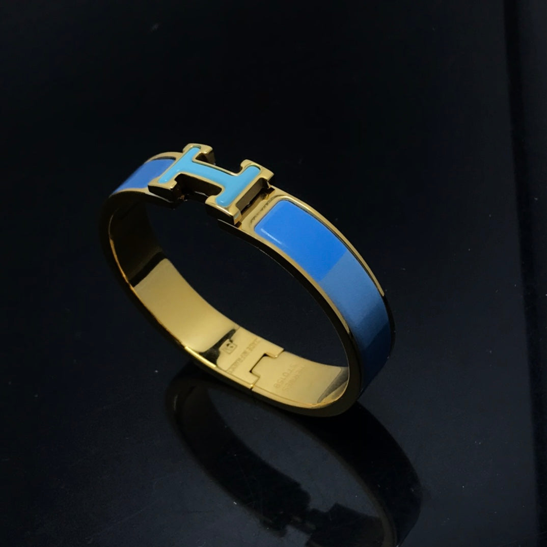 [Lucky Star]H BRACELET BLUE RAINBOW CERAMIC