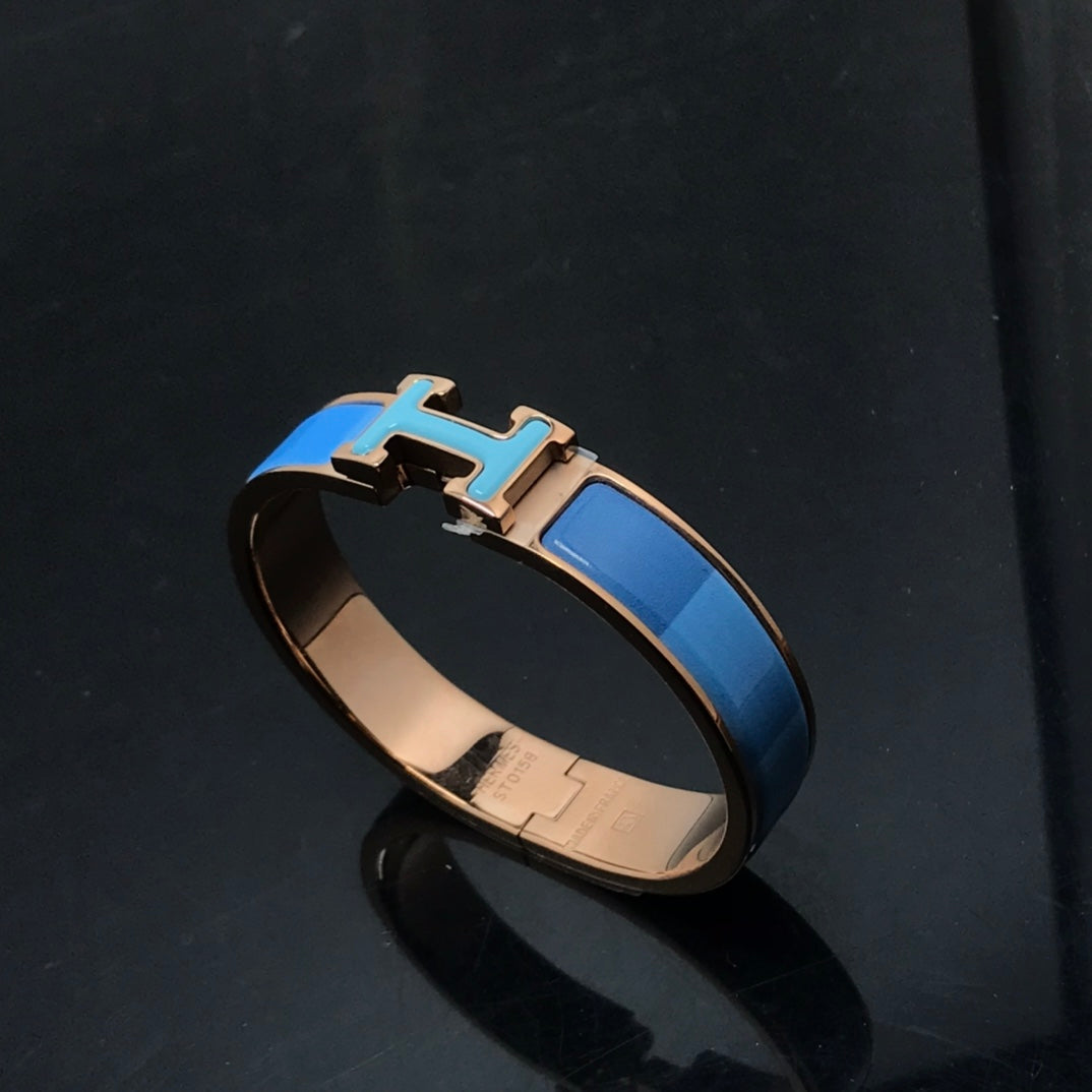 [Lucky Star]H BRACELET BLUE RAINBOW CERAMIC