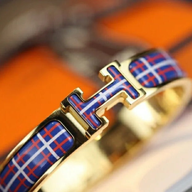 [Lucky Star]H TARTAN BRACELET 12MM