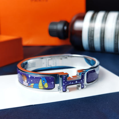 [Lucky Star]H STAR AND MOON BRACELET 12MM
