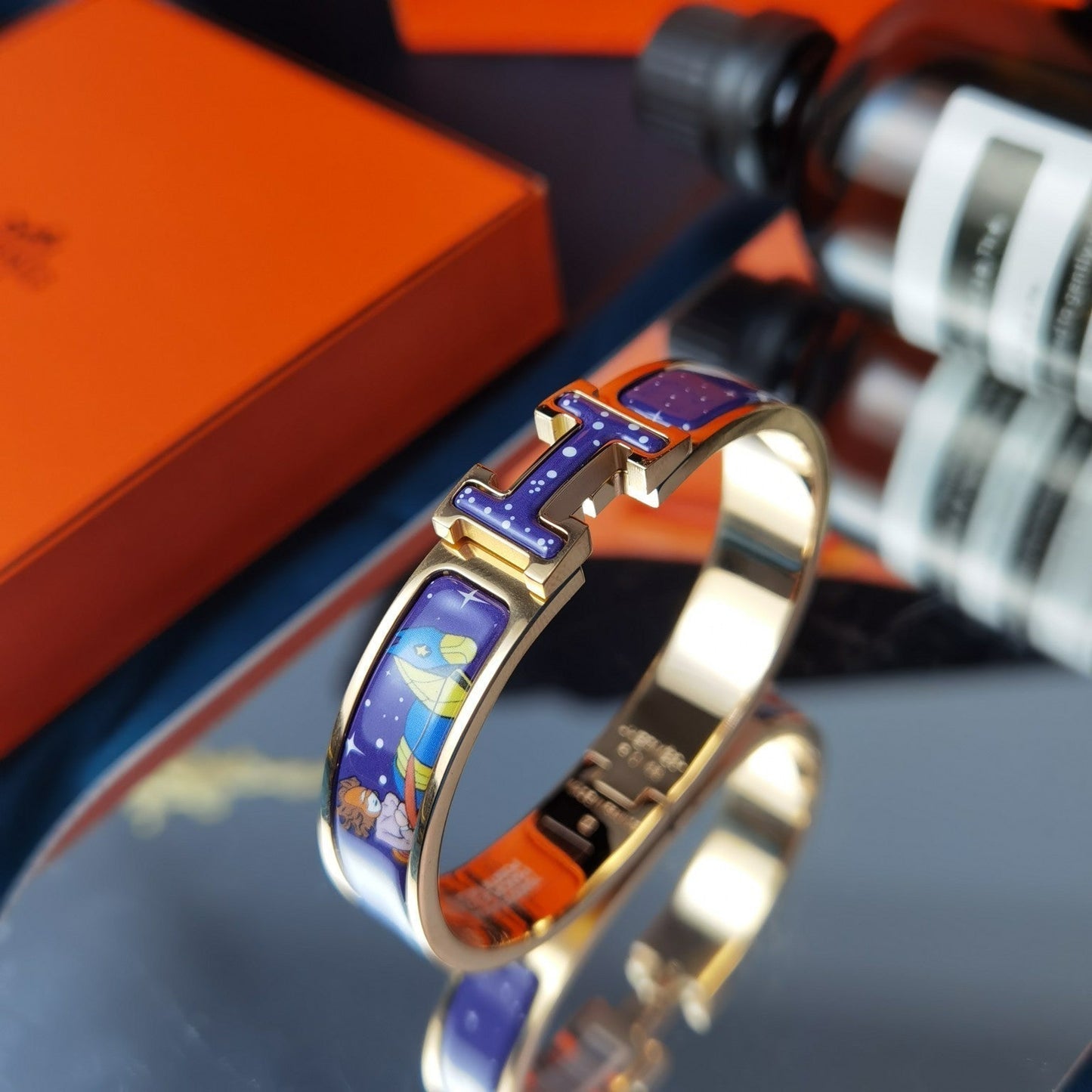 [Lucky Star]H STAR AND MOON BRACELET 12MM