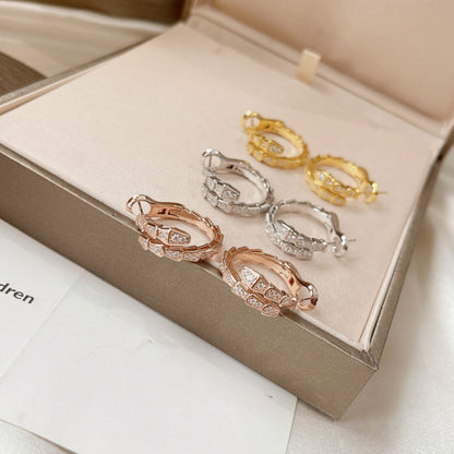 [Lucky Star]SERPENTI EARRINGS DIAMOND