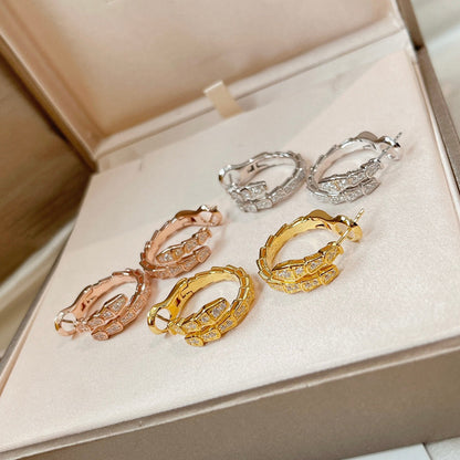 [Lucky Star]SERPENTI EARRINGS DIAMOND