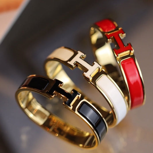 [Lucky Star]H BRACELET 12MM GOLD