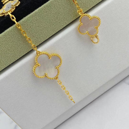 [Lucky Star]MAGIC CLOVER MOP GOLD BRACELET 5 MOTIFS