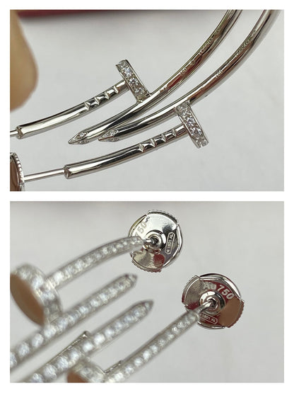 [Lucky Star]JUSTE EARRINGS FULL DIAMONDS 1.8MM