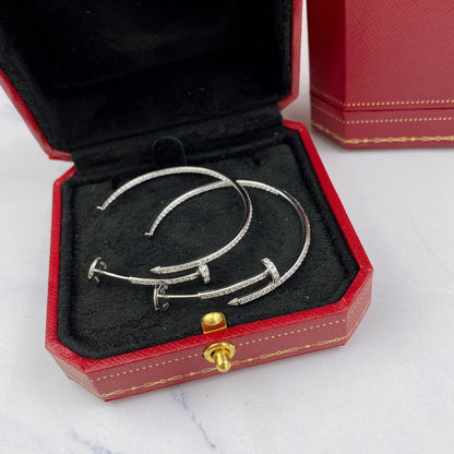 [Lucky Star]JUSTE EARRINGS FULL DIAMONDS 1.8MM