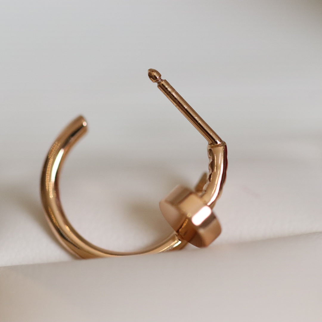 [Lucky Star]JUSTE EARRINGS PINK GOLD