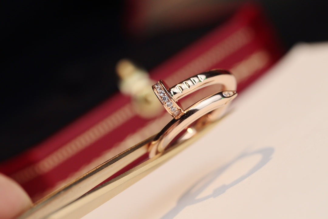 [Lucky Star]JUSTE RING 2.65MM PINK GOLD DIAMOND