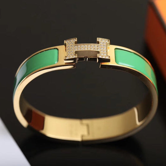 [Lucky Star]H BRACELET GOLD DIAMOND