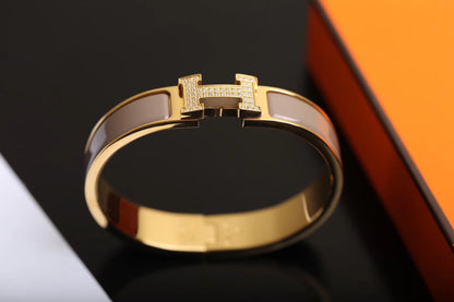 [Lucky Star]H BRACELET GOLD DIAMOND