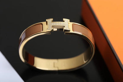 [Lucky Star]H BRACELET GOLD DIAMOND