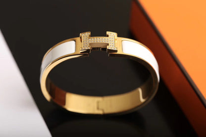 [Lucky Star]H BRACELET GOLD DIAMOND