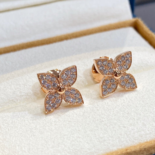 [Lucky Star]STAR DIAMOND EARRINGS