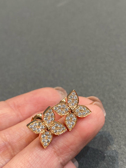 [Lucky Star]STAR DIAMOND EARRINGS