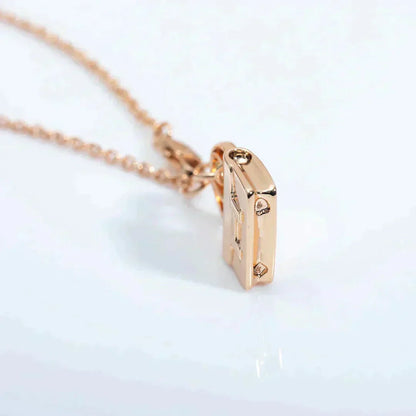 [Lucky Star]AMULETTE PEDANT ROSE GOLD NECKLACE