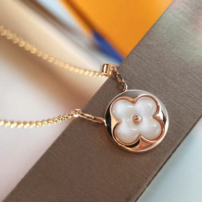 [Lucky Star]SUN MOP GOLD 1 DIAMOND NECKLACE