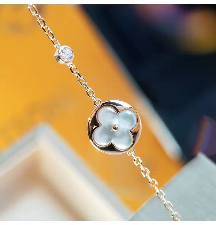 [Lucky Star]SUN MOP GOLD 1 DIAMOND NECKLACE