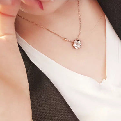 [Lucky Star]SUN MOP GOLD 1 DIAMOND NECKLACE
