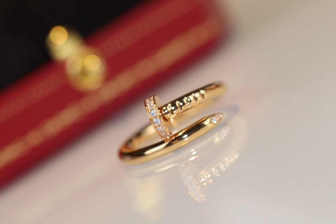 [Lucky Star]JUSTE RING 2.65MM GOLD DIAMOND