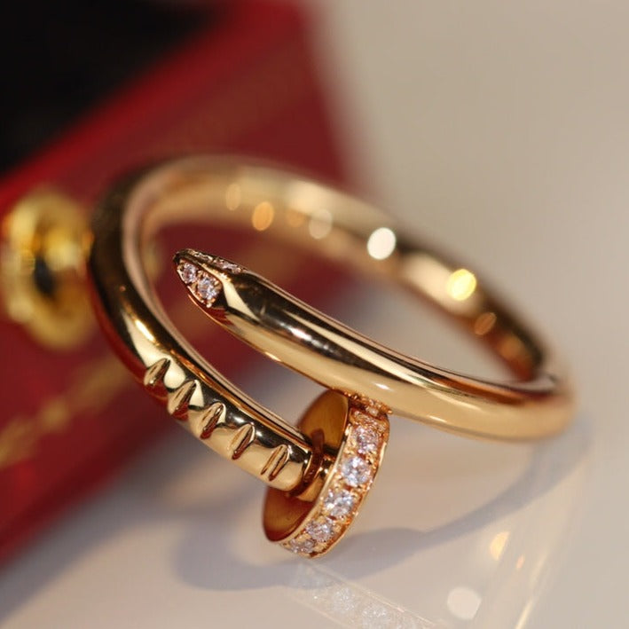 [Lucky Star]JUSTE RING 2.65MM GOLD DIAMOND