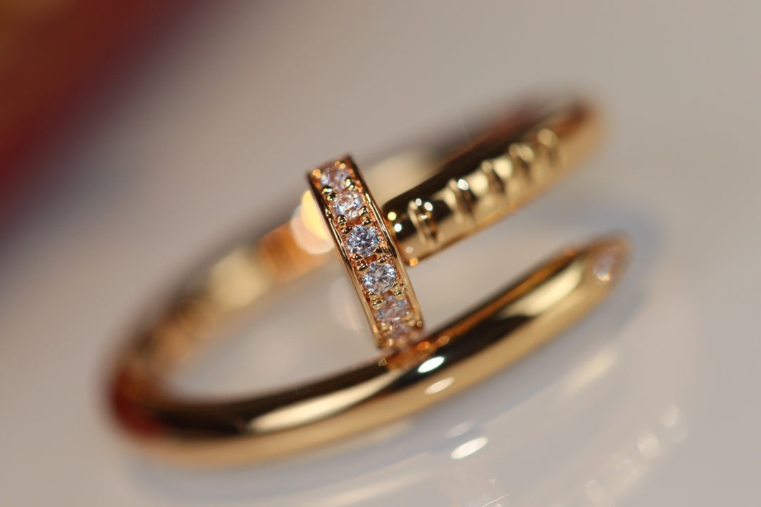 [Lucky Star]JUSTE RING 2.65MM GOLD DIAMOND