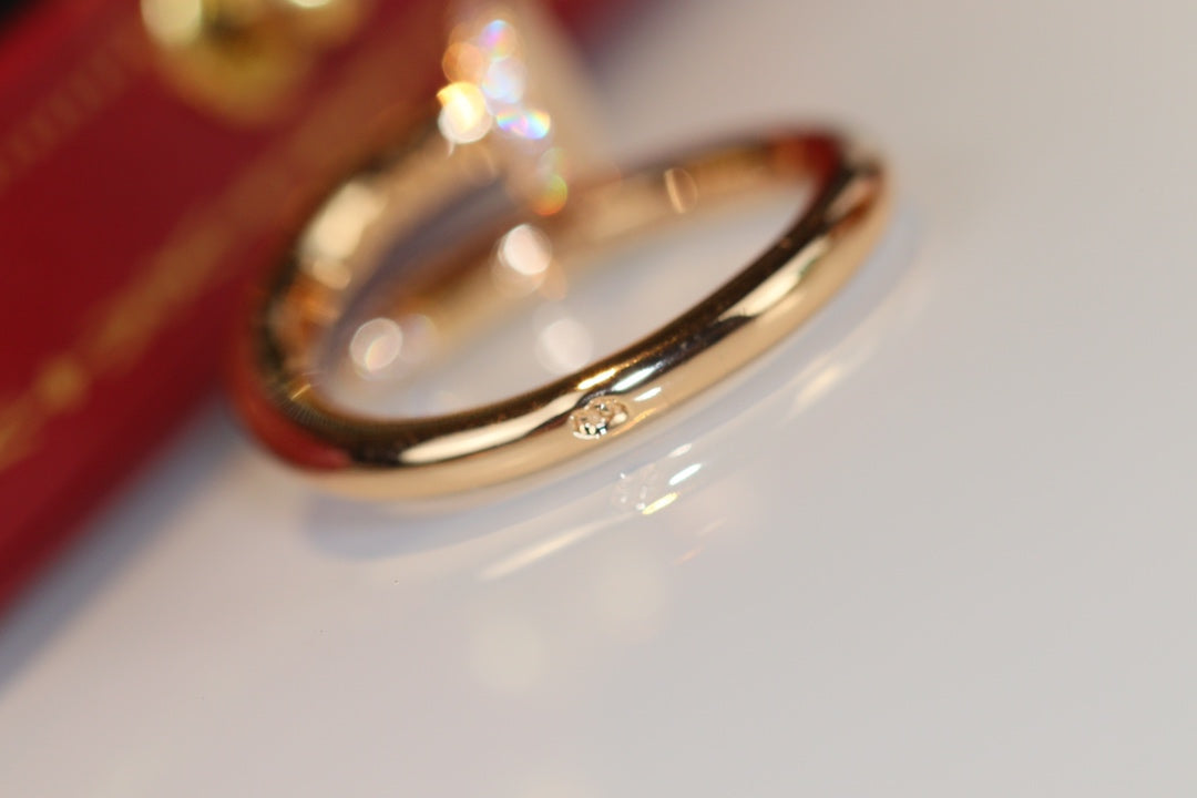 [Lucky Star]JUSTE RING 2.65MM GOLD DIAMOND