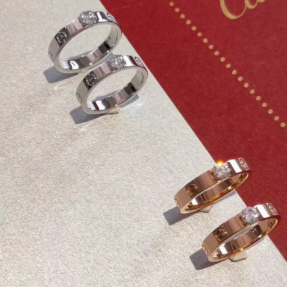 [Lucky Star]LOVE RING 3.6MM 1 BIG DIAMOND