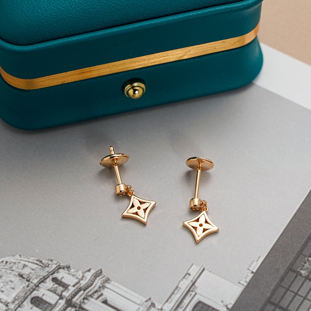 [Lucky Star]STAR EARRINGS GOLD