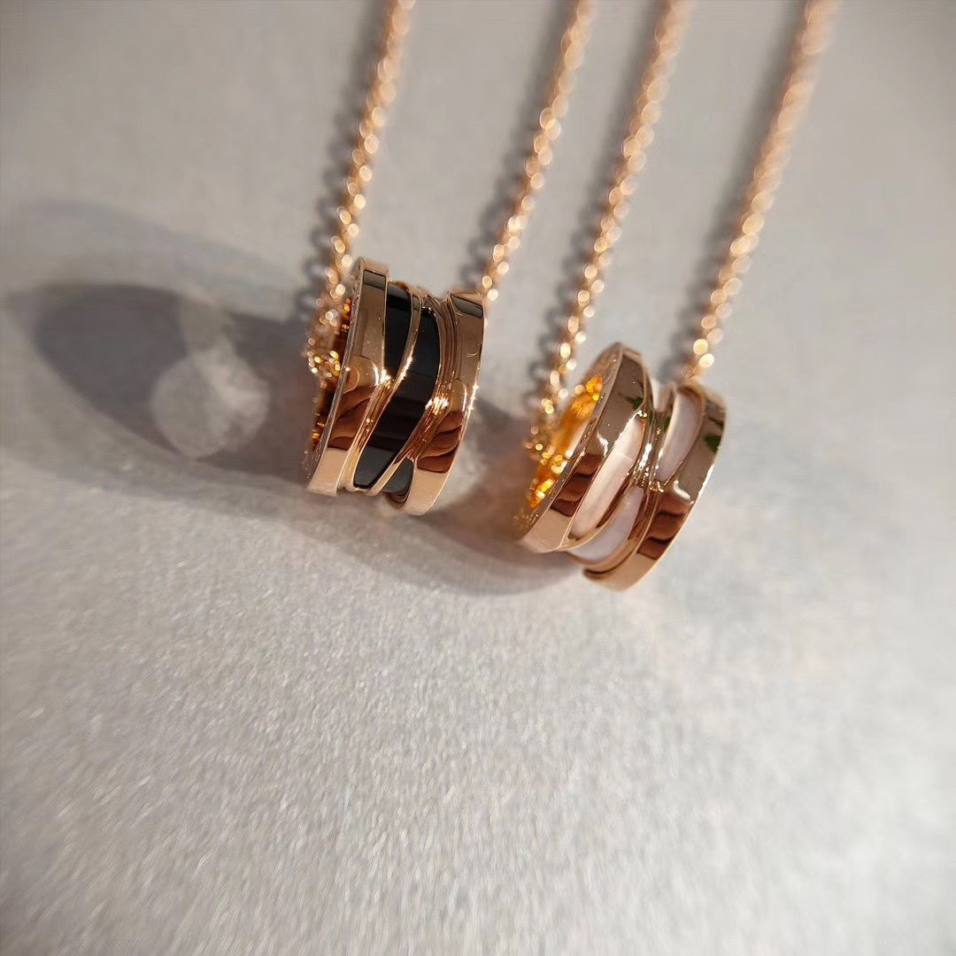 [Lucky Star]ZERO 1 NECKLACE PINK GOLD