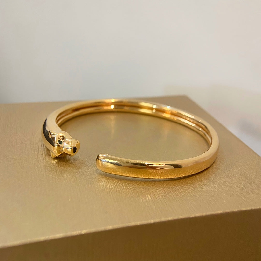 [Lucky Star]PANTHERE GOLD OPEN BRACELET