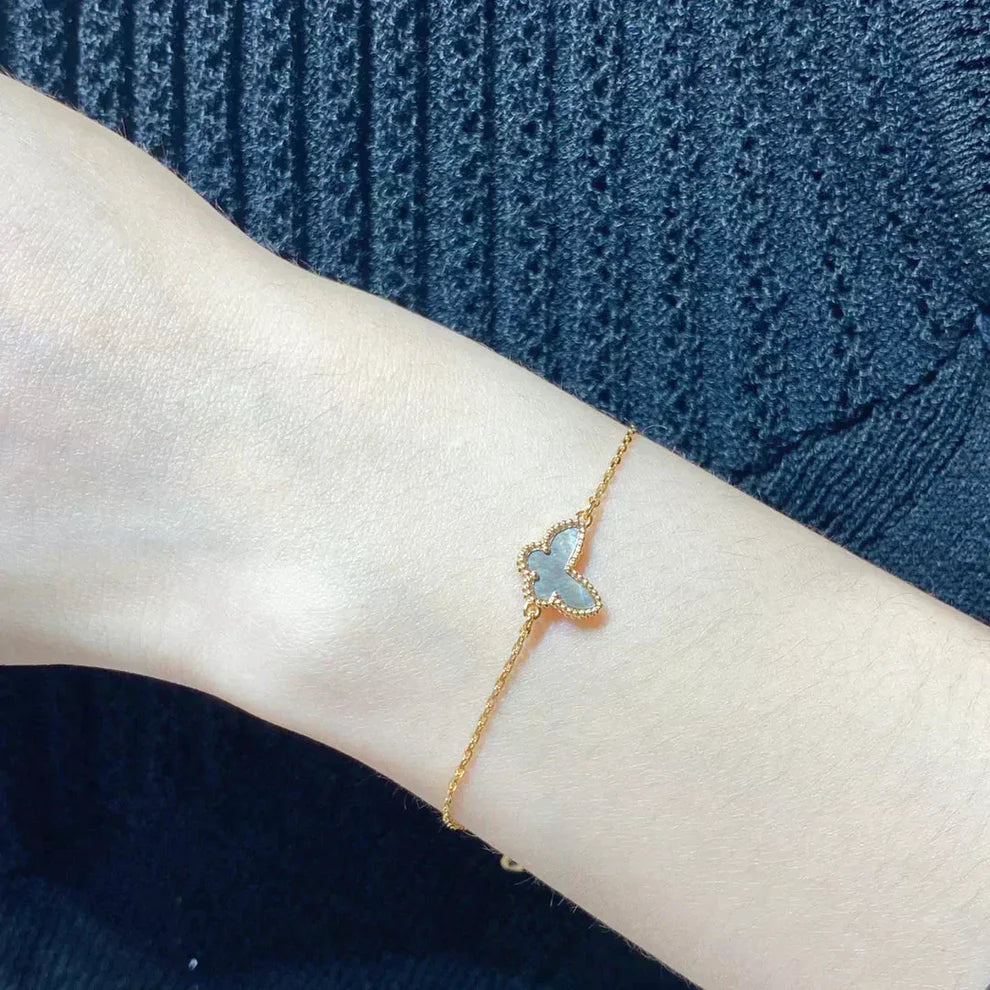 [Lucky Star]BUTTERFLY GREY FRITILLARY BUTTERFLY BRACELET