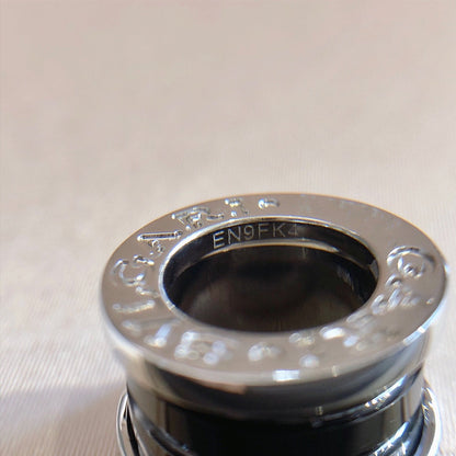 [Lucky Star]ZERO 1 BLACK CERAMIC SILVER NECKLACE