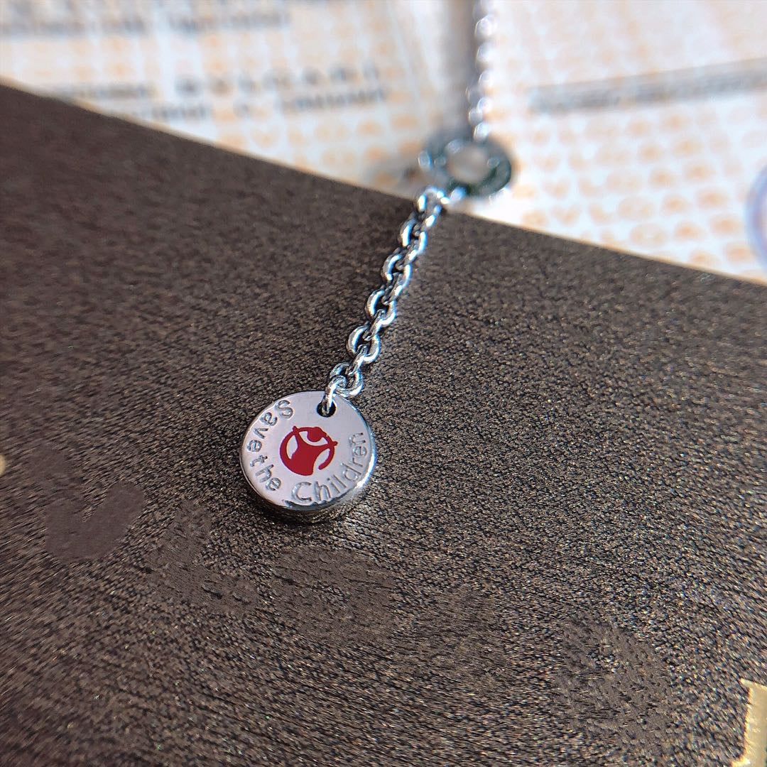 [Lucky Star]ZERO 1 BLACK CERAMIC SILVER NECKLACE