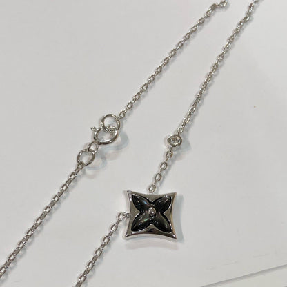 [Lucky Star]STAR BLACK MOP NECKLACE