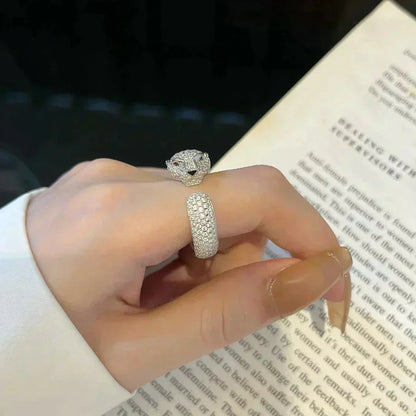 [Lucky Star]PANTHERE 5.5MM ALL DIAMOND RING