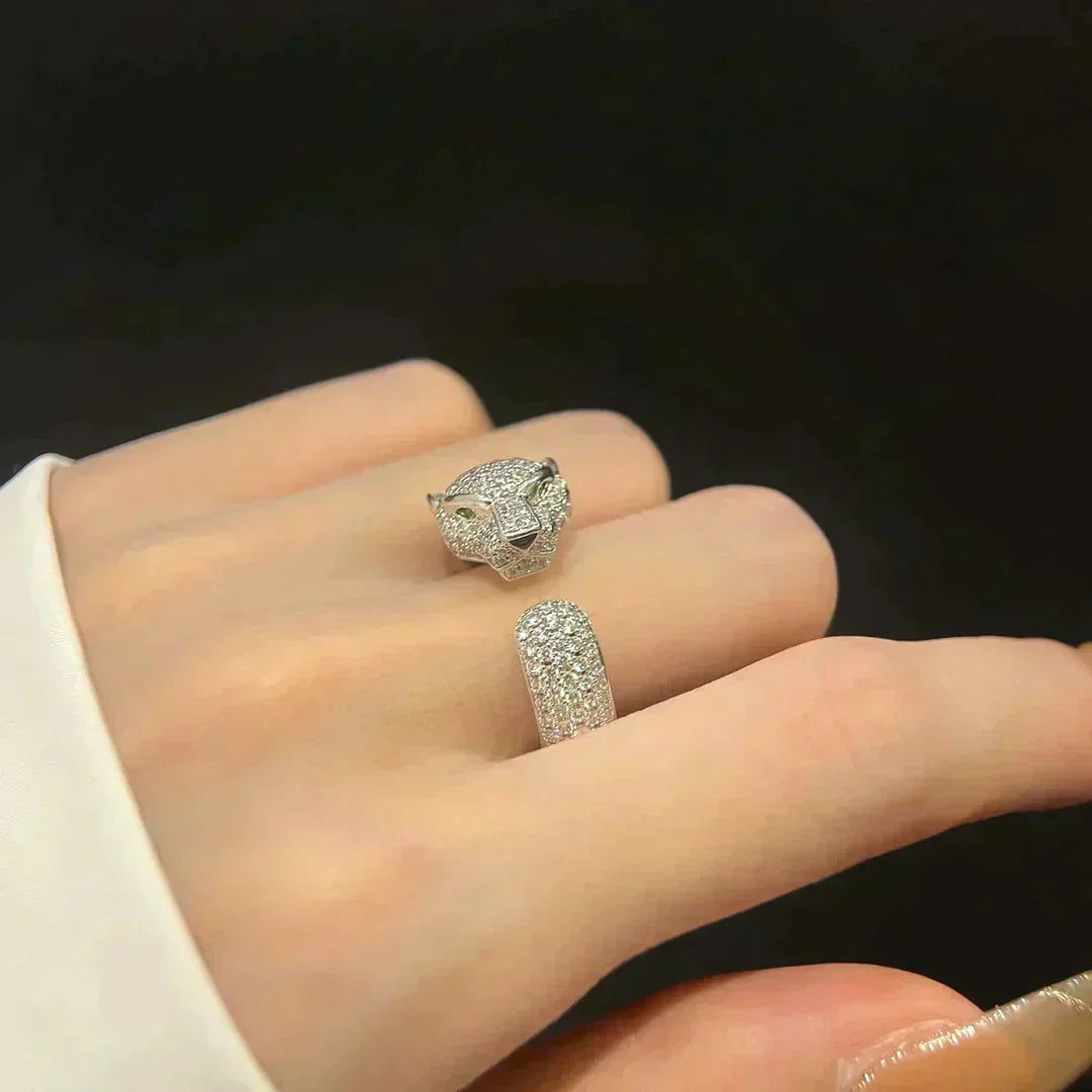[Lucky Star]PANTHERE 5.5MM ALL DIAMOND RING
