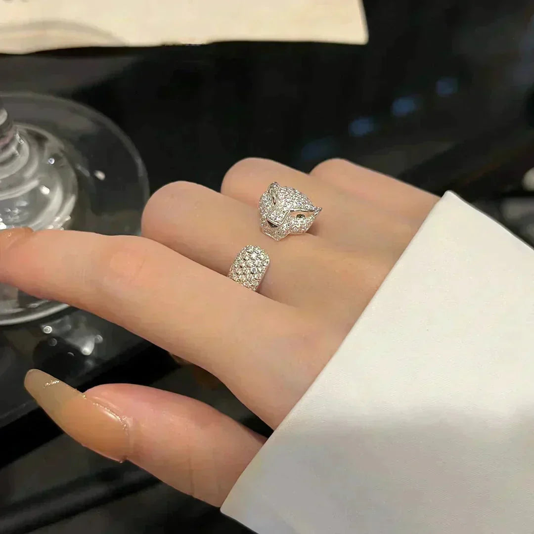 [Lucky Star]PANTHERE 5.5MM ALL DIAMOND RING
