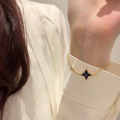 [Lucky Star]COLOR STAR PINK GOLD DIAMOND BRACELET