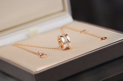 [Lucky Star]ZERO 1 PINK GOLD DIAMOND NECKLACE