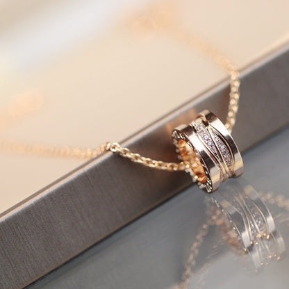[Lucky Star]ZERO 1 PINK GOLD DIAMOND NECKLACE