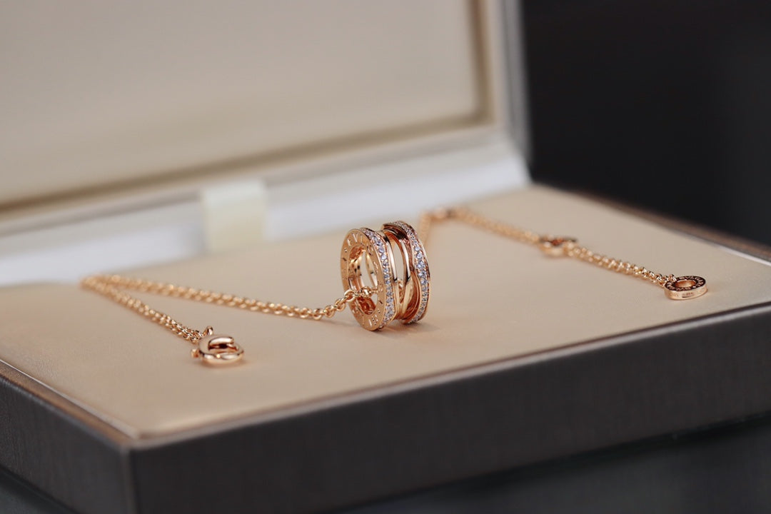 [Lucky Star]ZERO 1 PINK GOLD NECKLACE
