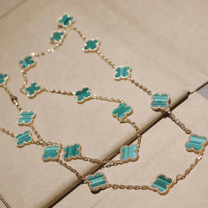 [Lucky Star]CLOVER 20 MOTIFS MALACHITE GOLD