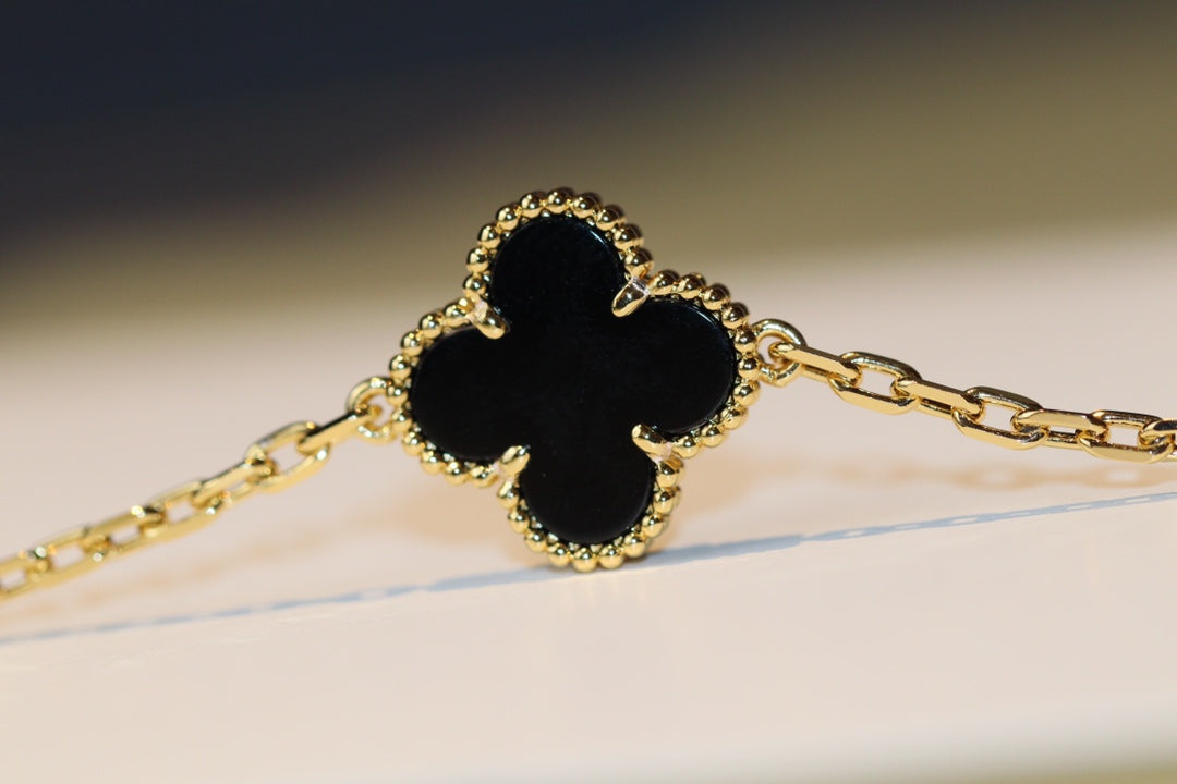 [Lucky Star]CLOVER 20 MOTIFS ONYX ROSE GOLD